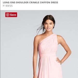 David's bridal, size 12 petal pink, f18055